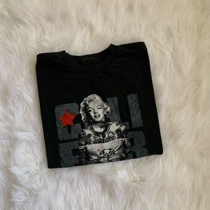 Black California Marilyn Monroe Tee